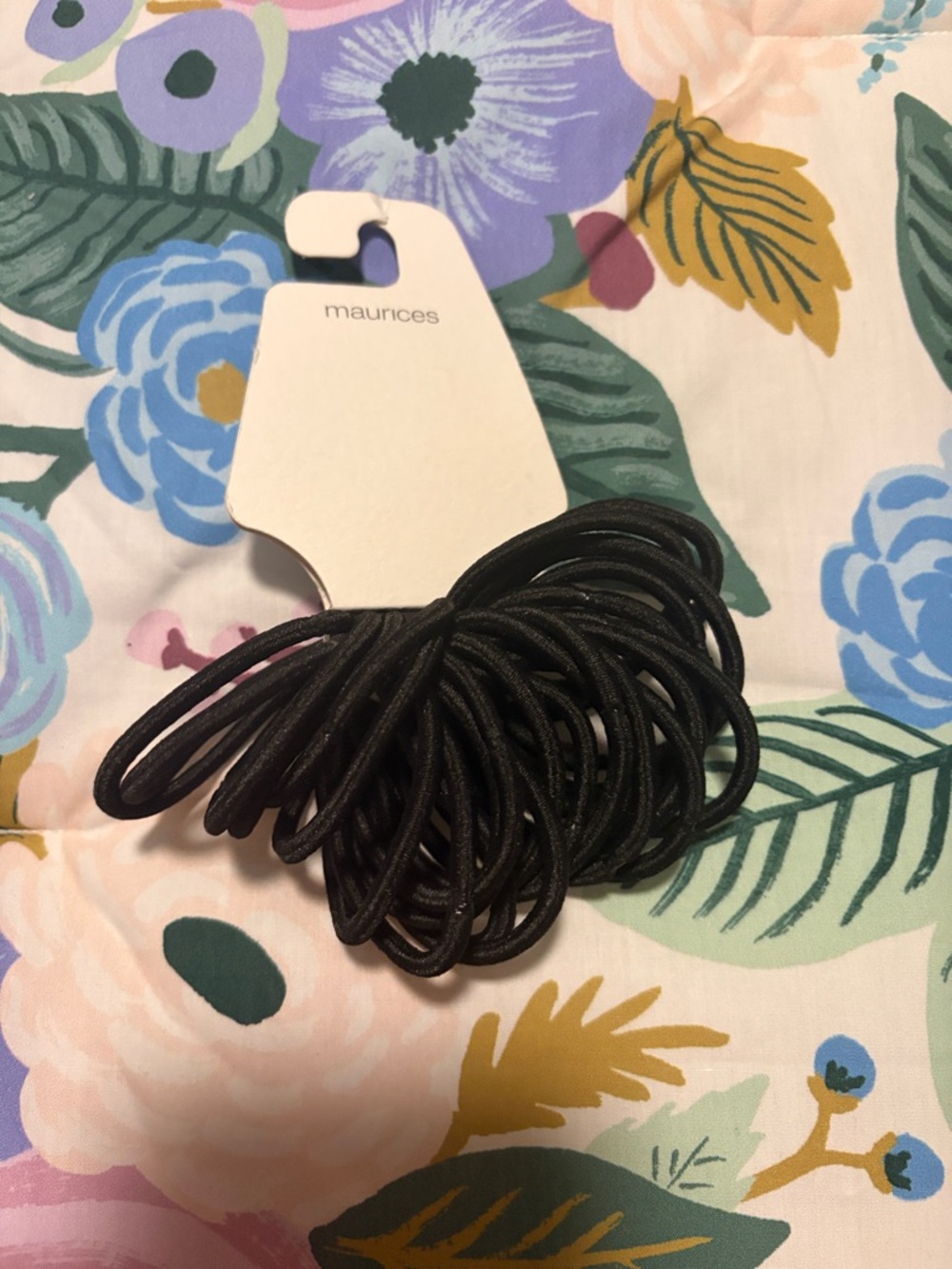 maurices Black Elastic Hair Ties - Multipack